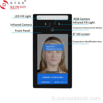 Ang Intelligent Face Recognition Infrared temperatura Scanner